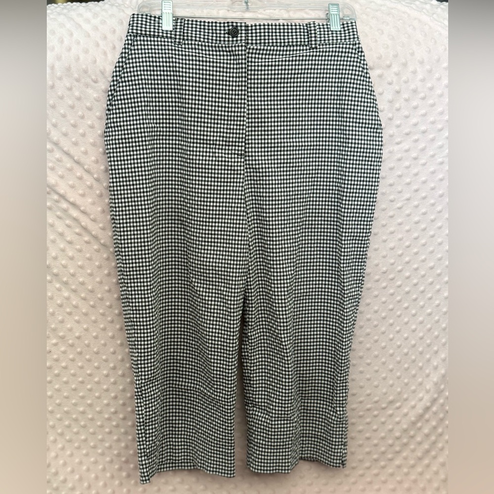 Northern Traditions Gangnam Print Capri Pants | Made in Canada | Cotton | Size S